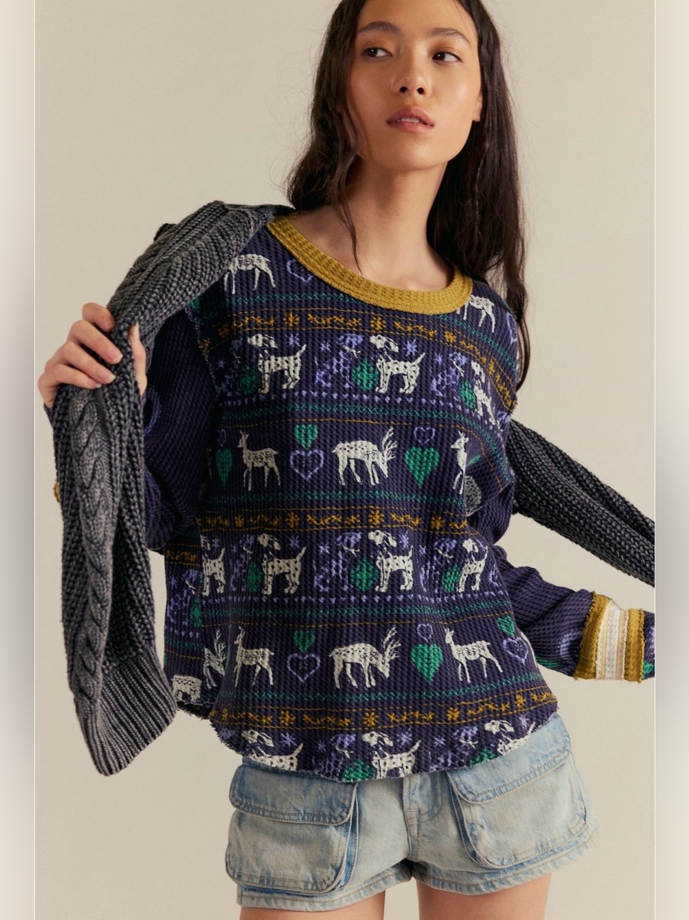 🇺🇸Firm Price🇺🇸we the free blissful layering top